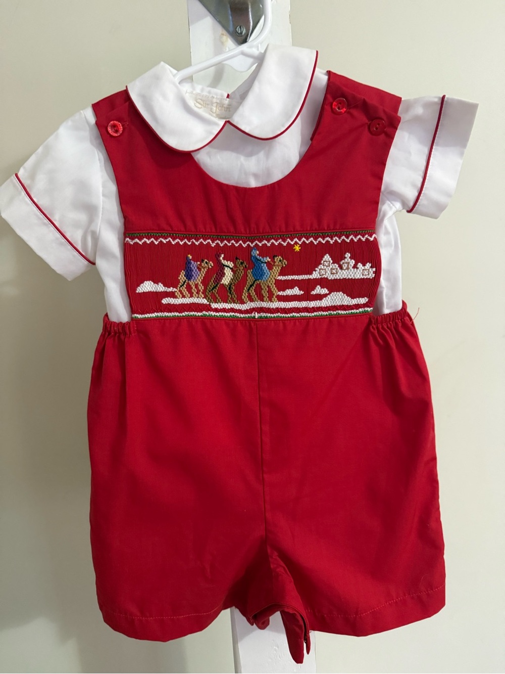 Sir John Smocked Nativity Outfit